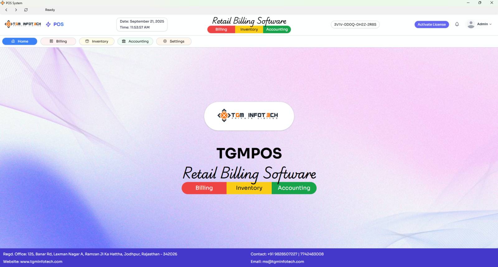 TGM POS Dashboard